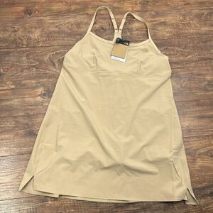 NEW North Face‎ Women's Arque Dress Pickleball Tennis Golf Khaki Stone Size 1X